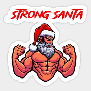 Strong santa Sticker